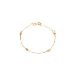 pulseira-ouro-dezoito-kilates-bolinhas-infantil-12cm-joiasgold