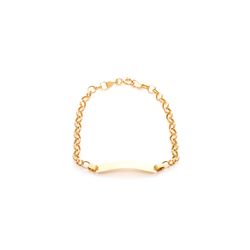 pulseira-ouro-dezoito-kilates-infantil-placa-13cm-joiasgold