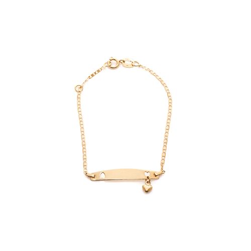 pulseira-ouro-dezoito-kilates-infantil-placa-coracao-piastrine-14cm-joiasgold