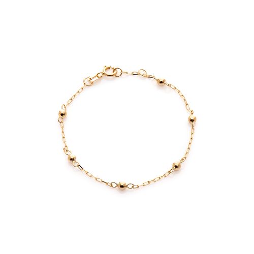 pulseira-ouro-dezoito-kilates-infantil-bolinhas-lisas-cartier-13cm-joiasgold
