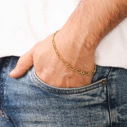 pulseira-ouro-dezoito-kilates-groumet-21cm-modelo-joiasgold