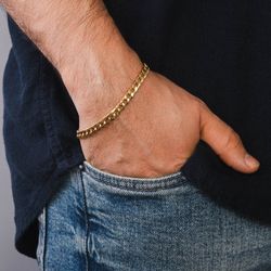 pulseira-ouro-dezoito-kilates-groumet-20cm-modelo-joiasgold