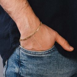 pulseira-ouro-dezoito-kilates-groumet-23cm-modelo-joiasgold