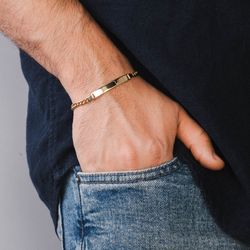pulseira-ouro-dezoito-kilates-placa-groumet-23cm-modelo-joiasgold
