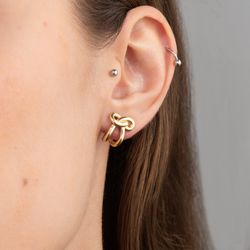 brinco-ouro-dezoito-kilates-gotas-lisas-entrelacadas-modelo-joiasgold