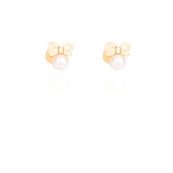 brinco-ouro-dezoito-kilates-infantil-laco-perola-3mm-joiasgold