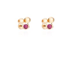 brinco-ouro-dezoito-kilates-mickey-zirconia-vermelha-joiasgold