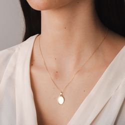 pingente-ouro-dezoito-kilates-placa-oval-fosca-joiasgold