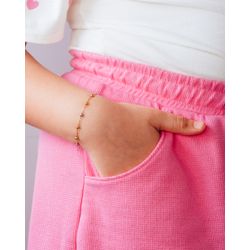 pulseira-ouro-dezoito-kilates-infantil-bolinhas-tricolores-13cm-modelo-joiasgold