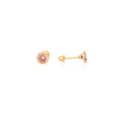 brinco-ouro-dezoito-kilates-solitario-zirconia-rosa-joiasgold