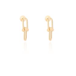 brinco-ouro-dezoito-kilates-elos-ovais-entrelacados-esfera-ponta-joiasgold