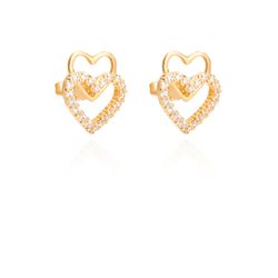 brinco-ouro-dezzoito-kilates-coracao-duplo-vazado-liso-zirconias-joiasgold