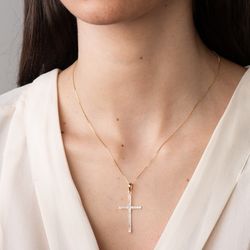 pingente-ouro-dezoito-kilates-cruz-palito-rodinado-modelo-joiasgold