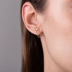 brinco-ouro-dezoito-kilates-fios-entrelacados-zirconia-modelo-joiasgold