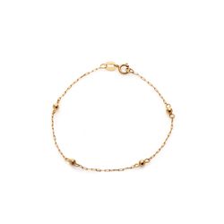 pulseira-ouro-dezoito-kilates-infantil-cartier-bolinhas-12cm-joiasgold