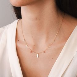 gargantilha-ouro-dezoito-kilates-menina-coracao-rodolita-ametista-modelo-joiasgold