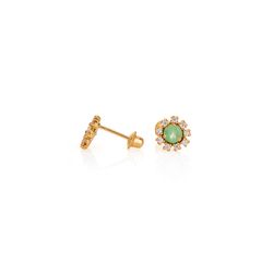 brinco-ouro-dezoito-kilates-flor-esmeralda-moissanite-joiasgold