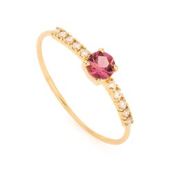 anel-ouro-dezoito-kilates-solitario-turmalina-rosa-moissanites-aro-joiasgold