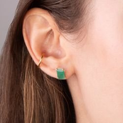 brinco-ouro-dezoito-kilates-retangulo-esmeralda-joiasgold