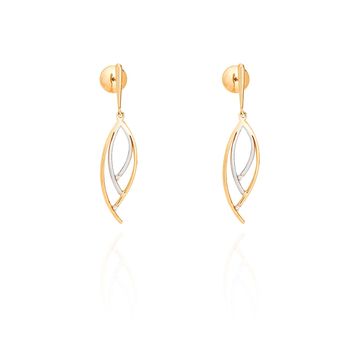 brinco-ouro-bicolor-dezoito-kilates-palito-fios-diamantes-joiasgold