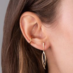 brinco-ouro-bicolor-dezoito-kilates-palito-fios-diamantes-joiasgold