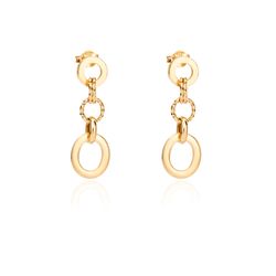 brinco-ouro-dezoito-kilates-circulos-lisos-trabalhados-joiasgold