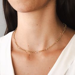 gargantilha--dezoito-kilates-dezoito-kilates-coracoes-vazados-malha-portuguesa-40cm-modelo-joiasgold