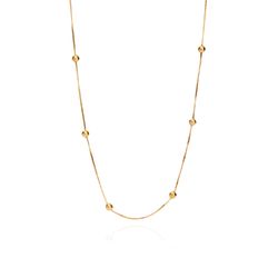 gargantilha-ouro-dezoito-kilates-bolinhas-45cm-joiasgold