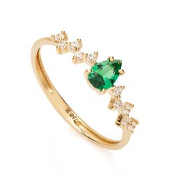 anel-ouro-dezoito-kilates-gota-zirconia-verde-brancas-joiasgold