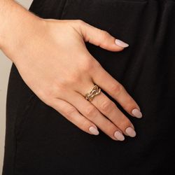 anel-ouro-dezoito-quilates-fios-bicolor-zirconia-modelo-joiasgold