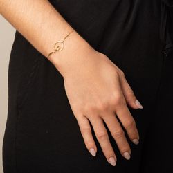 pulseira-ouro-dezoito-kilates-palito-liso-circulo-topazio-branco-modelo-joiasgold