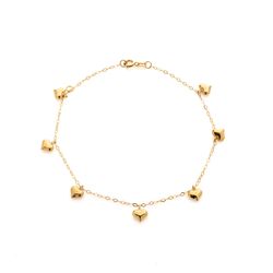 pulseira-ouro-dezoito-kilates-coracoes-lisos-20cm-joiasgold